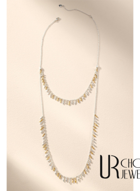 原包装双层小流苏长项链