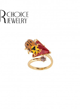 法国孤品昆虫开口戒指