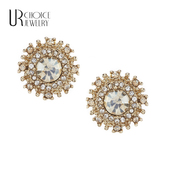 英国新兴品牌MarchS淡雅金色圆形耳钉耳针 GENUINE CHOICE