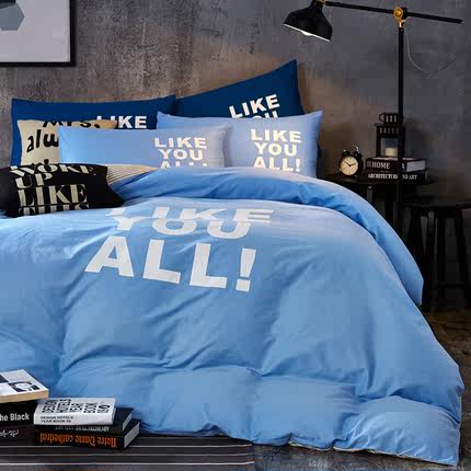 纯棉四件套全棉床品1.8m床上用品夏季被套床单1.2m三件套1.5米