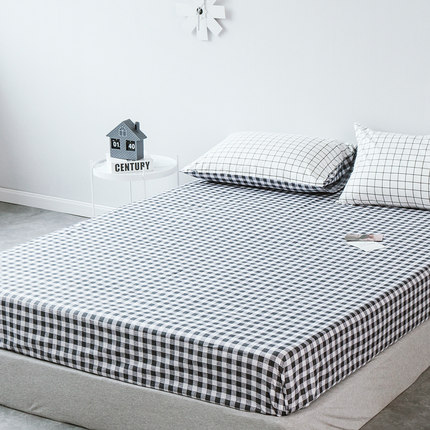 七好啄木鸟 纯棉床笠单件全棉1.5m床垫套床罩1.8米席梦思保护套