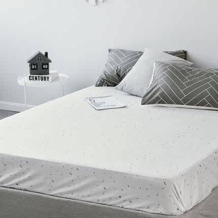 七好啄木鸟 纯棉床笠单件全棉1.5m床垫套床罩1.8米席梦思保护套