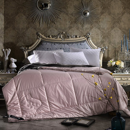 七好啄木鸟 100%羊绒被细羊毛被子被芯冬被加厚保暖 柔赛丝面料