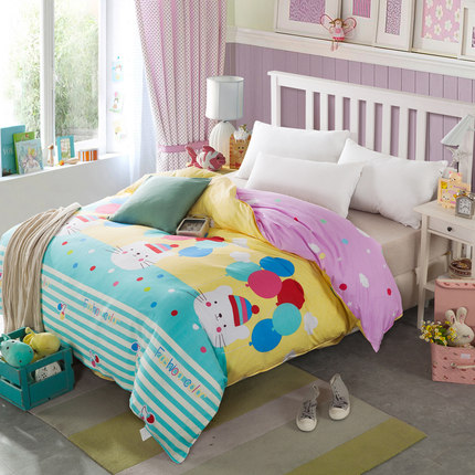 纯棉被套单件夏季全棉单人学生宿舍1.5m双人被罩1.8米床