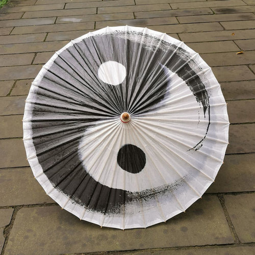 太极八卦复古中式非遗阴阳油纸伞
