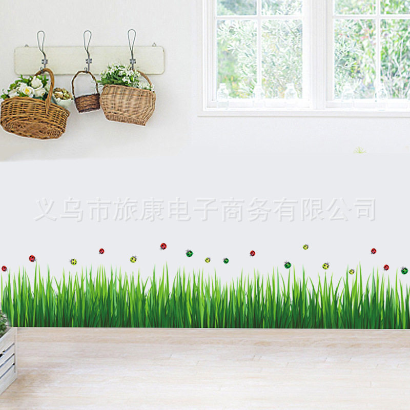 儿童房间墙角地脚线贴画教室布置
