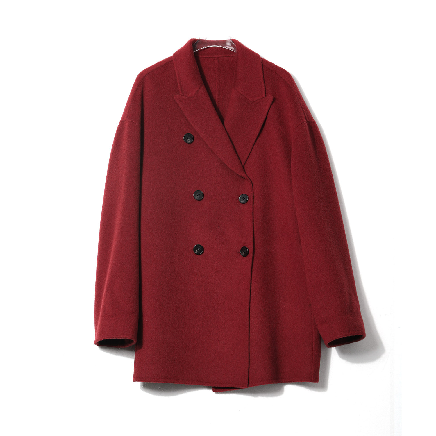 【小敏阿姨】短款山羊绒+绵羊毛外套EY242196