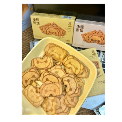 【卡宾熊】凹煎饼系列办公室休闲充饥夜宵零食品鸡蛋早餐饼干