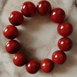 阜新十家子天然红玛瑙手链男士手串新年礼物父亲节汽车档位挂饰品