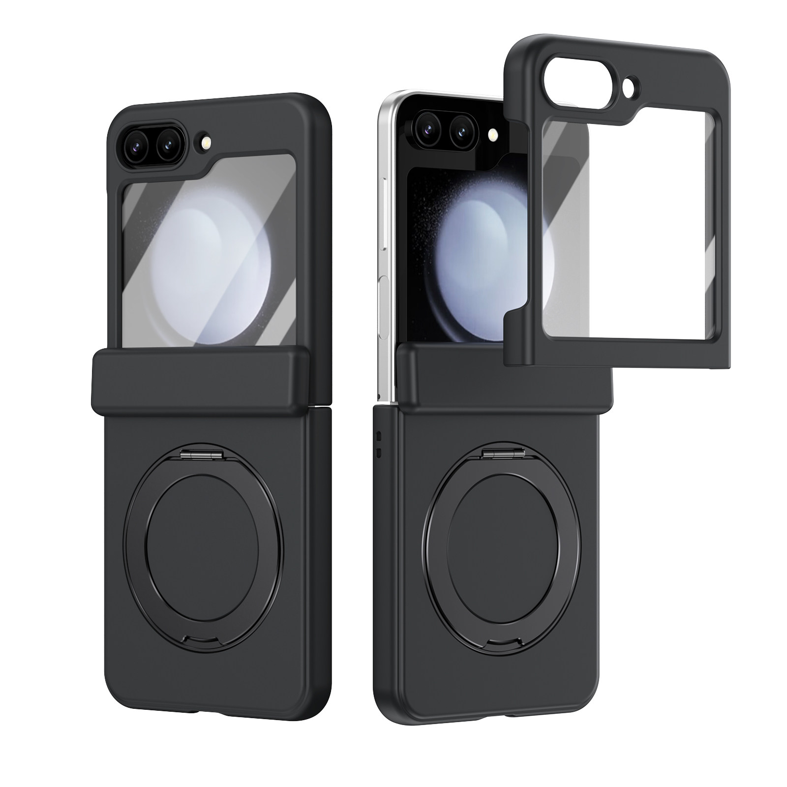 新款magsafe磁吸旋转支架无线充适用三星zflip7手机壳全包防摔6/5壳膜一体超薄w25flip折叠屏保护套中轴铰链