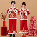 元 打鼓服 旦儿童演出服幼儿园喜庆开门红秧歌舞蹈服民族风2026新款