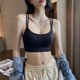 背心式 无钢圈无痕舒适防走光抹胸性感美背轻运动文胸罩 内衣女薄款