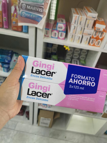 28年7月西班牙直邮LACER GINGI缓解牙龈出血牙周炎敏感护理牙膏