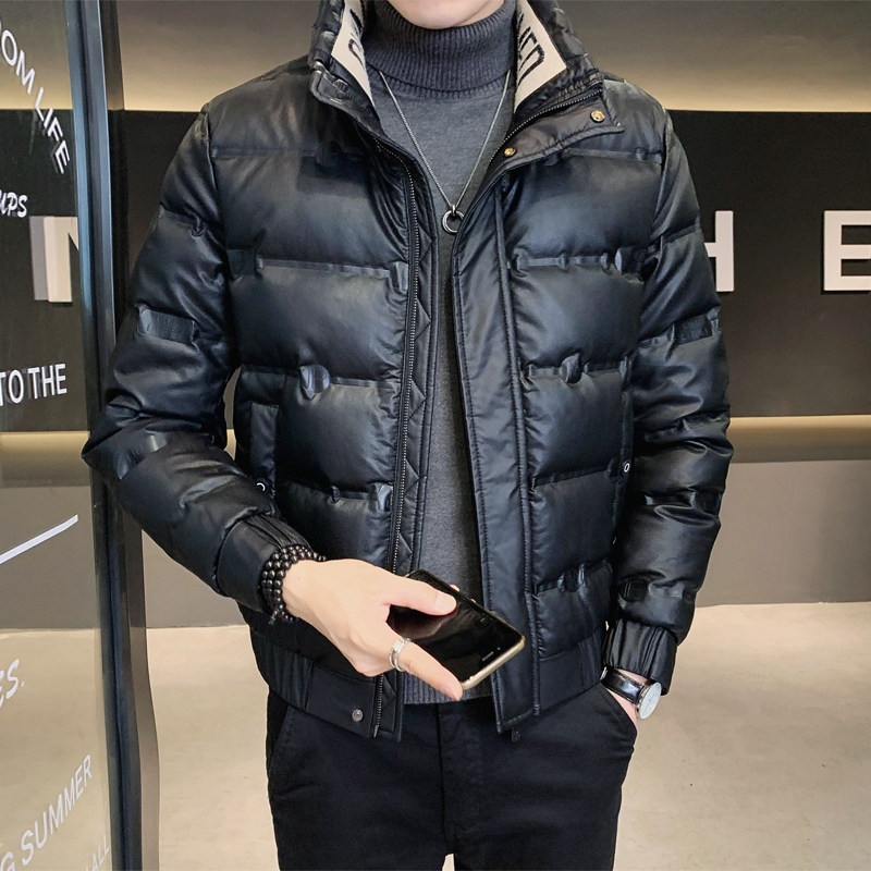 DOWN JACKET MENS 2024 NEW KOREAN VERSION TREND SHORT LIGHT AND HANDSOME WINTER COAT THICKER JACKET MENS WINTER TREND