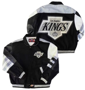 1990年 美国产 vintage古着Jeff Hamilton洛杉矶国王队夹克外套