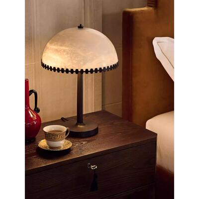 工厂直销Oceana 银河的浪漫天然雪花石客厅玄关卧室台灯书房茶室