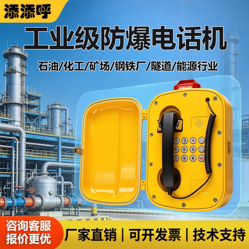 IP防爆防水煤矿化工厂管廊电话机