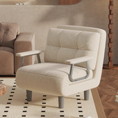 折叠沙发午休办公室午睡两用椅子宿舍可躺懒人沙发布艺沙发