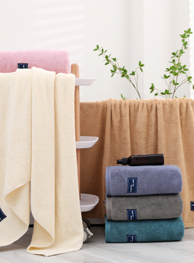 纯棉酒店大浴巾90x180cm家用超加大加厚成人男女柔软吸水全棉铺床