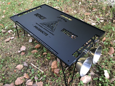 折叠户外柯曼镂空桌板战术黑化