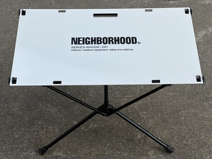 柯曼铁网桌轻量化战术桌两用铝合金桌板黑化露营折叠桌