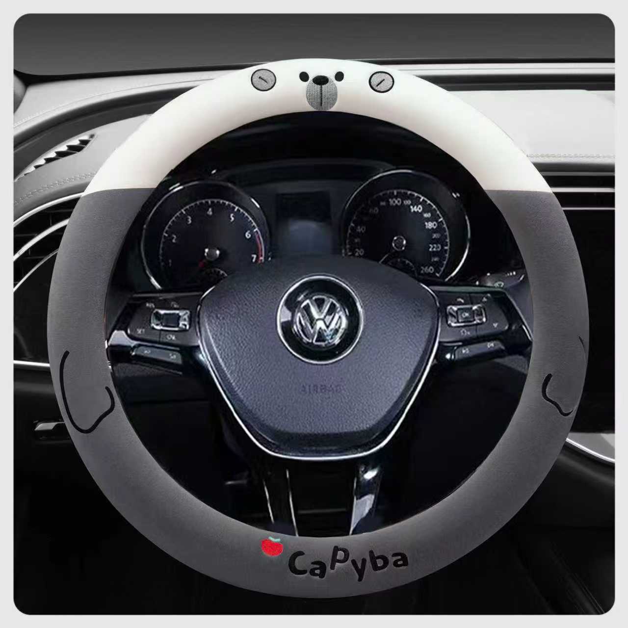 大众速腾迈腾帕萨特方向盘套冬季