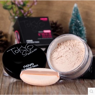 爱莉novo水漾亲肤定妆粉控油提亮粉饼矿物质散粉蜜粉15g持久彩妆