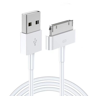 适用iphone4s苹果4 ipad2 3 ipod手机平板电脑充电线老款宽口宽头