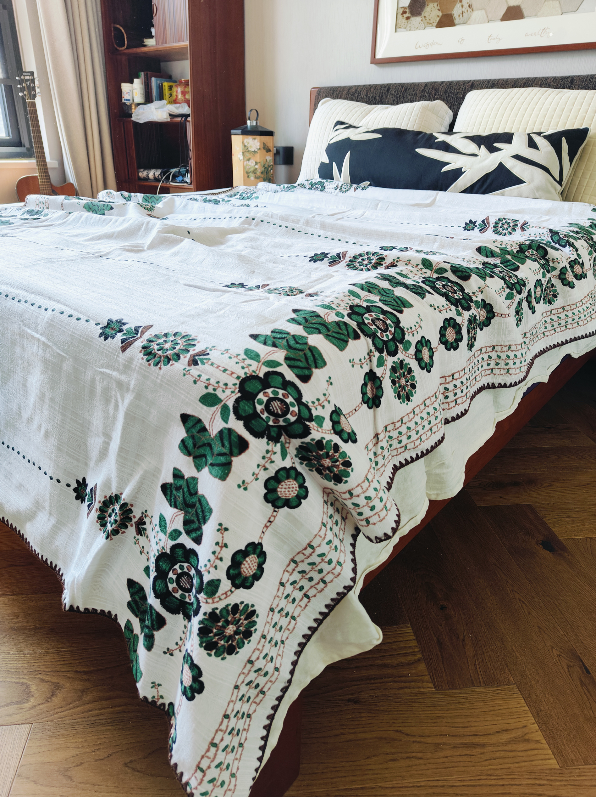 外贸出口纯棉纱布多功能毯全棉单人床单无夹棉睡单床尾毯双层盖毯