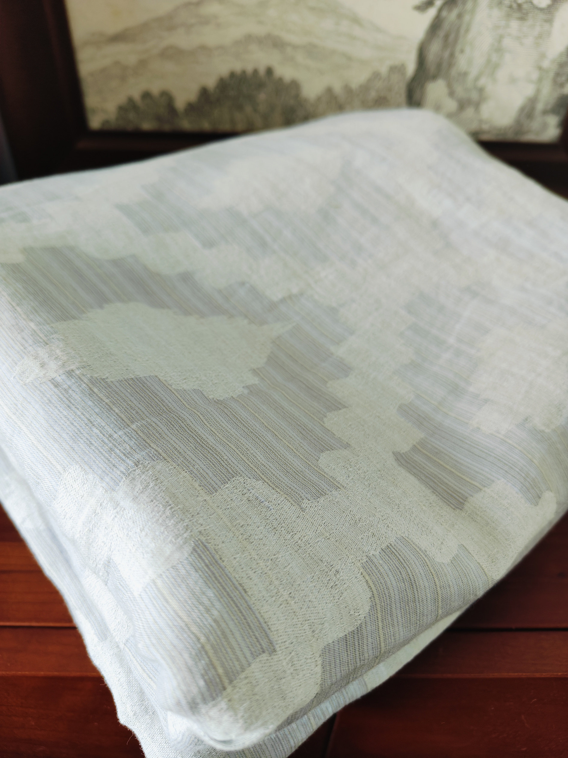 外贸出口纯棉色织提花床单全棉双人床单质感素雅欧美款床品单件