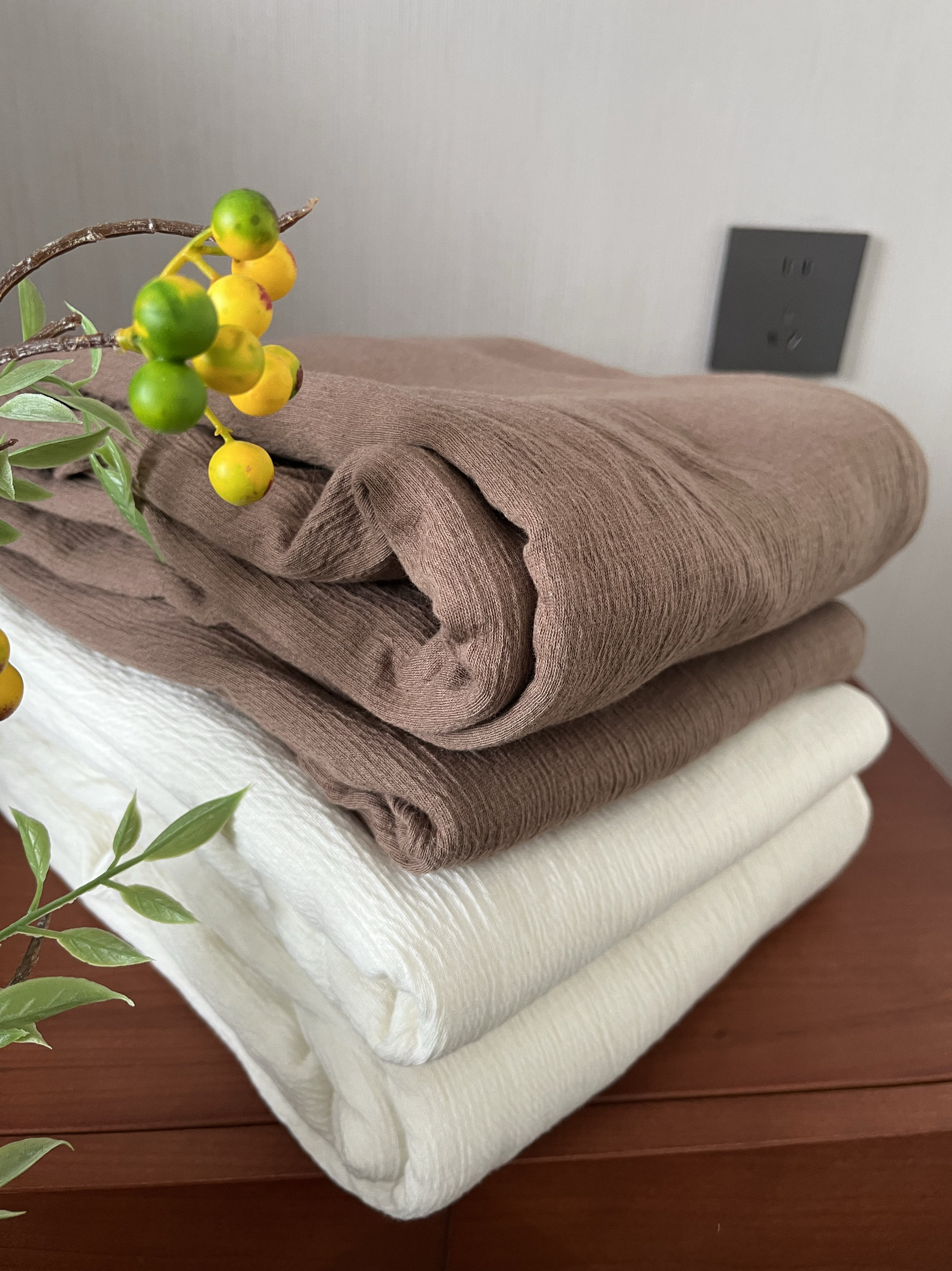 出口韩国单柔软亲肤纯棉针织褶皱款双层夏凉被全棉纯色盖毯厚床单,床上用品,床单,淘宝优惠券,粉丝福利购,淘宝优惠卷