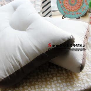 特价外贸出口日单高弹棉护颈枕43*63日式枕高低颈椎枕头两个包邮