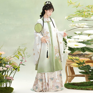 七婉居原创【纸鸢】汉服女明制方领马甲立领长袄重工刺绣日常秋冬