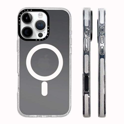 CASEJIAK手机壳纯色简约适用iphone17promax手机壳磁吸防摔18promax/17/16pro/15promax透明18MagSafe14/1312