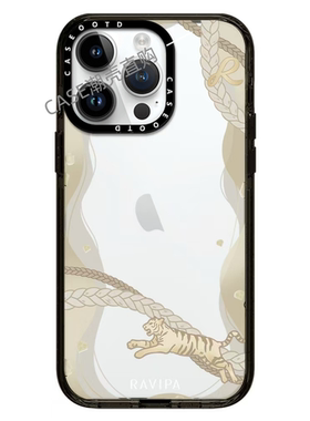 CASE泰国RAVIPA幸运/繁荣适用于苹果17promax手机壳透明iphone17/16/15/14plus/pro/max保护套卡通13pro壳12