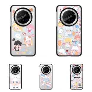 CASEOOTD泡泡玛特DIMOO适用于华为Mate80pro/70/70Pro手机壳磁吸透明mate80/60pro保护壳明星同款60/70防摔壳