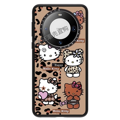CASE豹纹凯蒂猫适用于华为Mate70