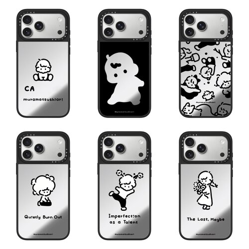 CASEJIAK muramatsu shiori线条小孩适用于iPhone17peomax手机壳苹果17/16/15/pro保护壳卡通男孩14pro/13/12