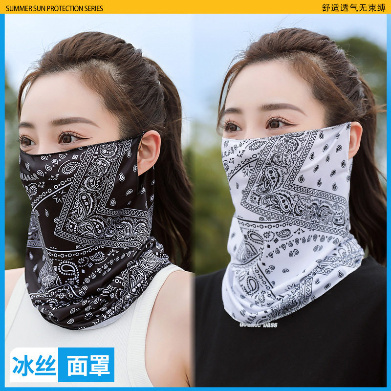 户外防晒防紫外线挂耳面罩夏季