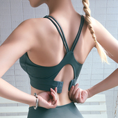 运动内衣女防震跑步聚拢定型高强度专业调节背心瑜伽文胸训练美背