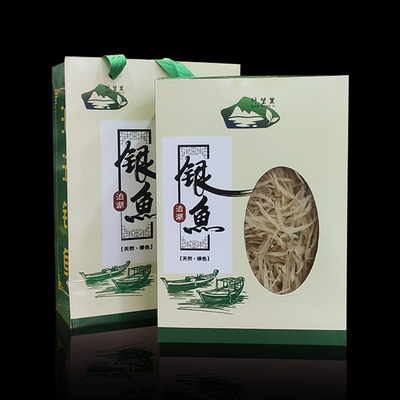 淡水银鱼干望江特产礼盒包装