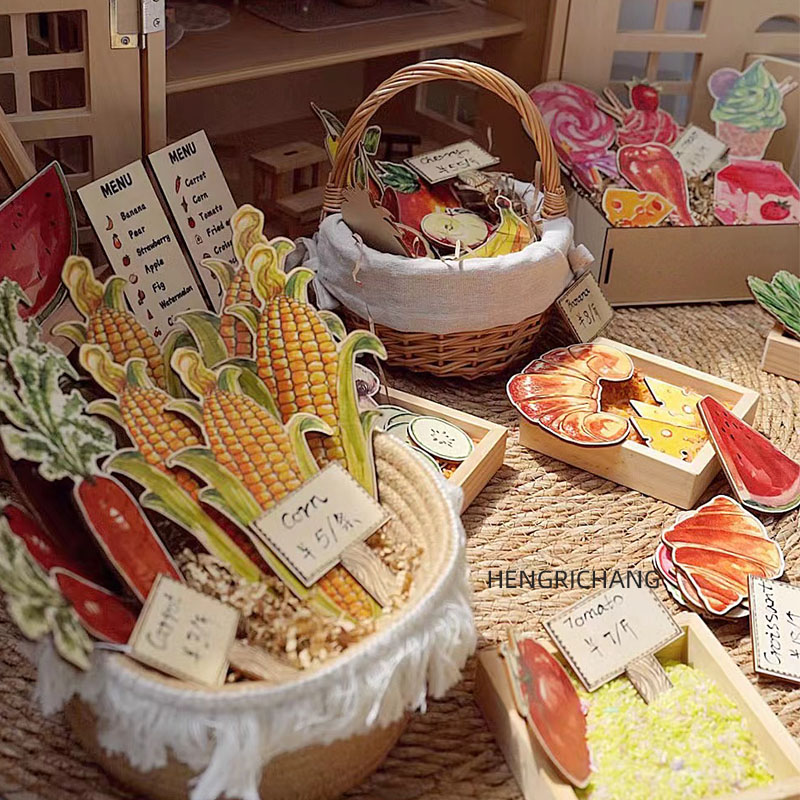 蒙氏木质教具儿童角色扮演过家家