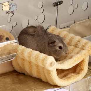 【居咪】暖呼呼悬挂吊床荷兰猪豚鼠金丝熊松鼠跳板冬棉窝躲避屋