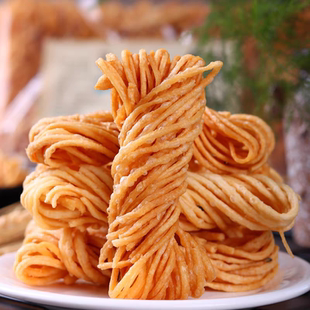 徐州特产金丝馓子睢宁散子酥麻油茶馓子油炸酥脆安徽河南金丝馓子