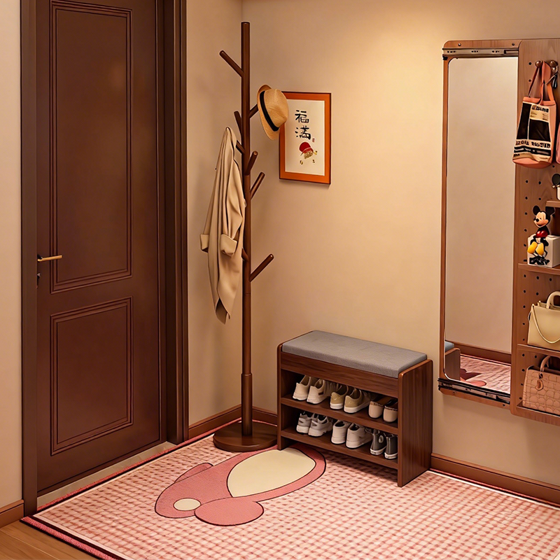 实木衣架落地卧室家用挂衣架落地挂衣置物架衣服挂架挂衣杆衣帽架,住宅家具,衣帽架,淘宝优惠券,粉丝福利购,淘宝优惠卷