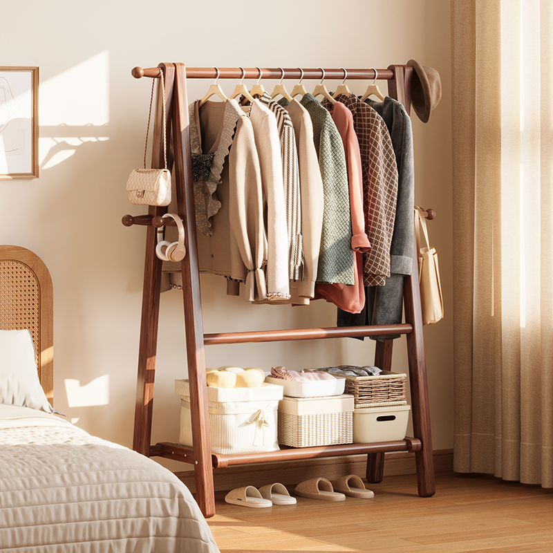 千人加购！！进口实木衣帽架