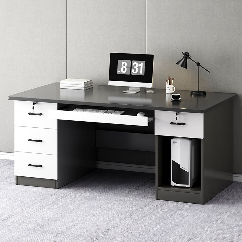 电脑桌台式书桌家用简约现代办公桌电脑桌椅组合卧室写字桌学习桌