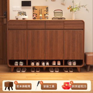 鞋柜家用门口入户门玄关储物收纳柜一体靠墙2026新款爆款高档鞋架
