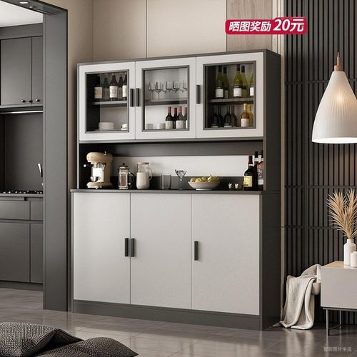 餐边柜客厅靠墙一体高柜现代简约橱柜酒柜置物柜收纳边柜子储物柜