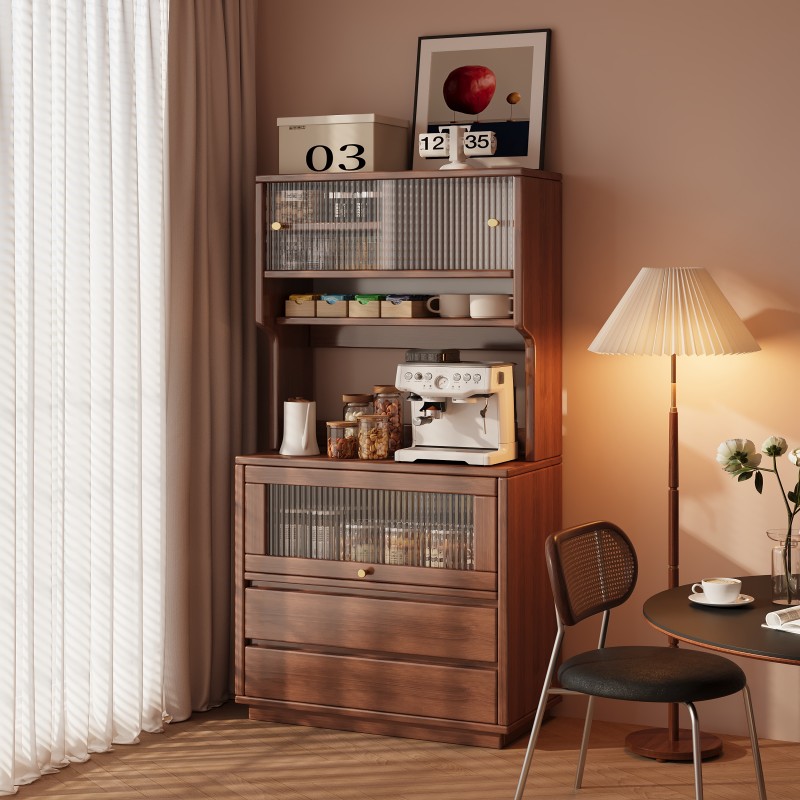 餐边柜靠墙一体边柜小户型置物柜